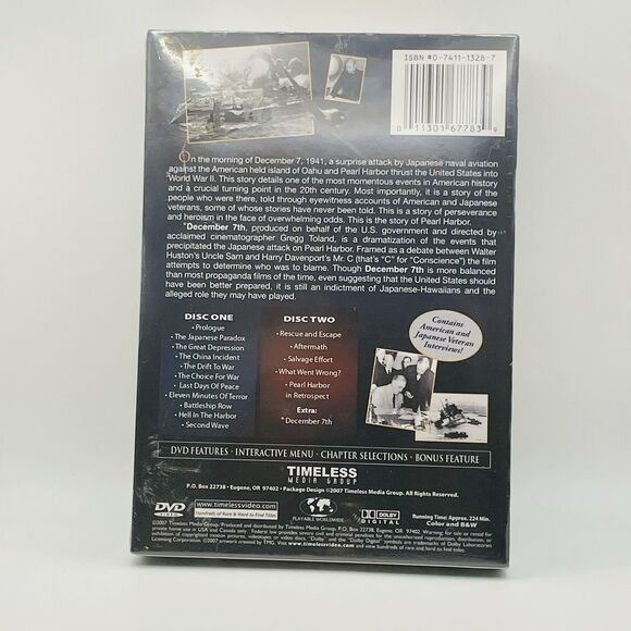 Attack on Pearl Harbor (2 Pack) (DVD) A Day Of Infamy - Picture 2 of 6